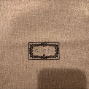 GUCCI linen dust bag